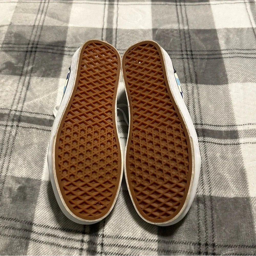 Vans Old Skool Suede/Canvas Navy w/ Blue & Ivory Checkered - Picture 2 of 10